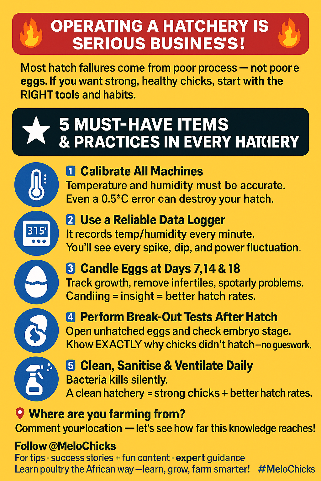 Hatchery success tips.