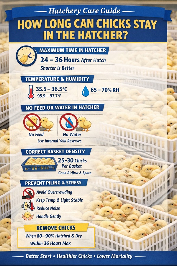 How Long Can Chicks Stay in the Hatcher After Hatch?